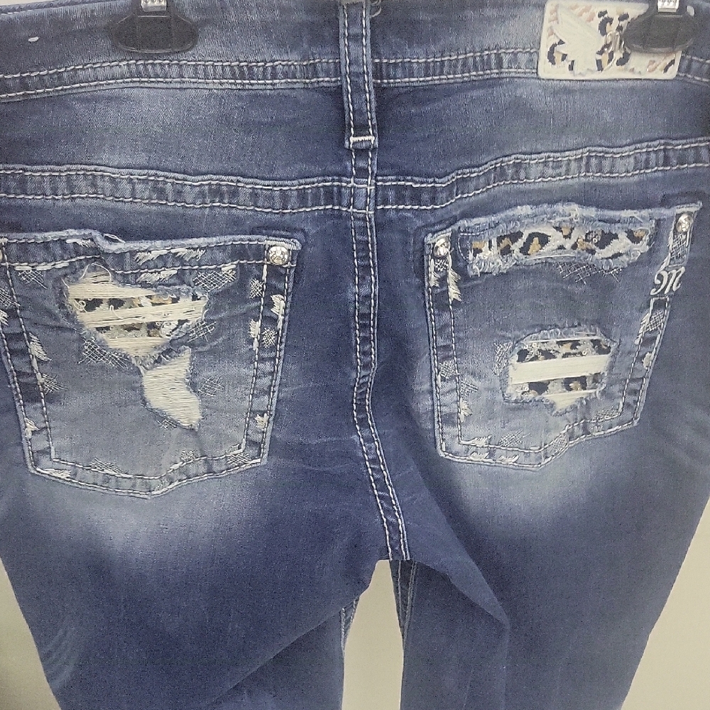 Distressed Blue Women's Jeans